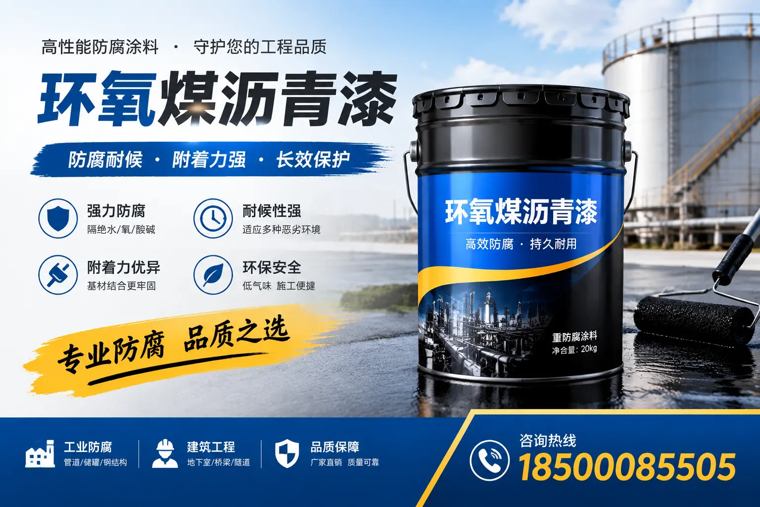 如何选择适合的环氧煤沥青漆？德阳市场选型指南